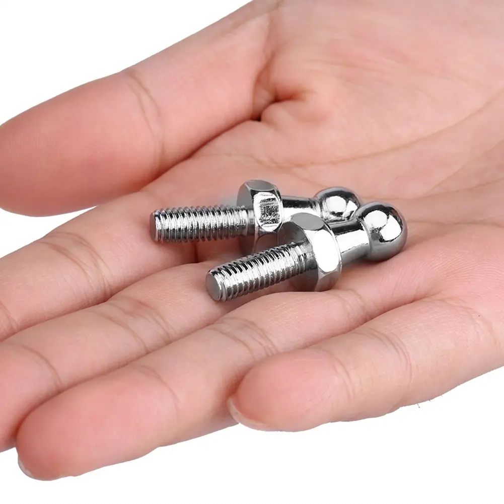 Ball Stud Bolt 10mm Bonnet M6 M8 Gas Spring Ball Head Galvanized Steel Ball Head Screws for Gas Struts