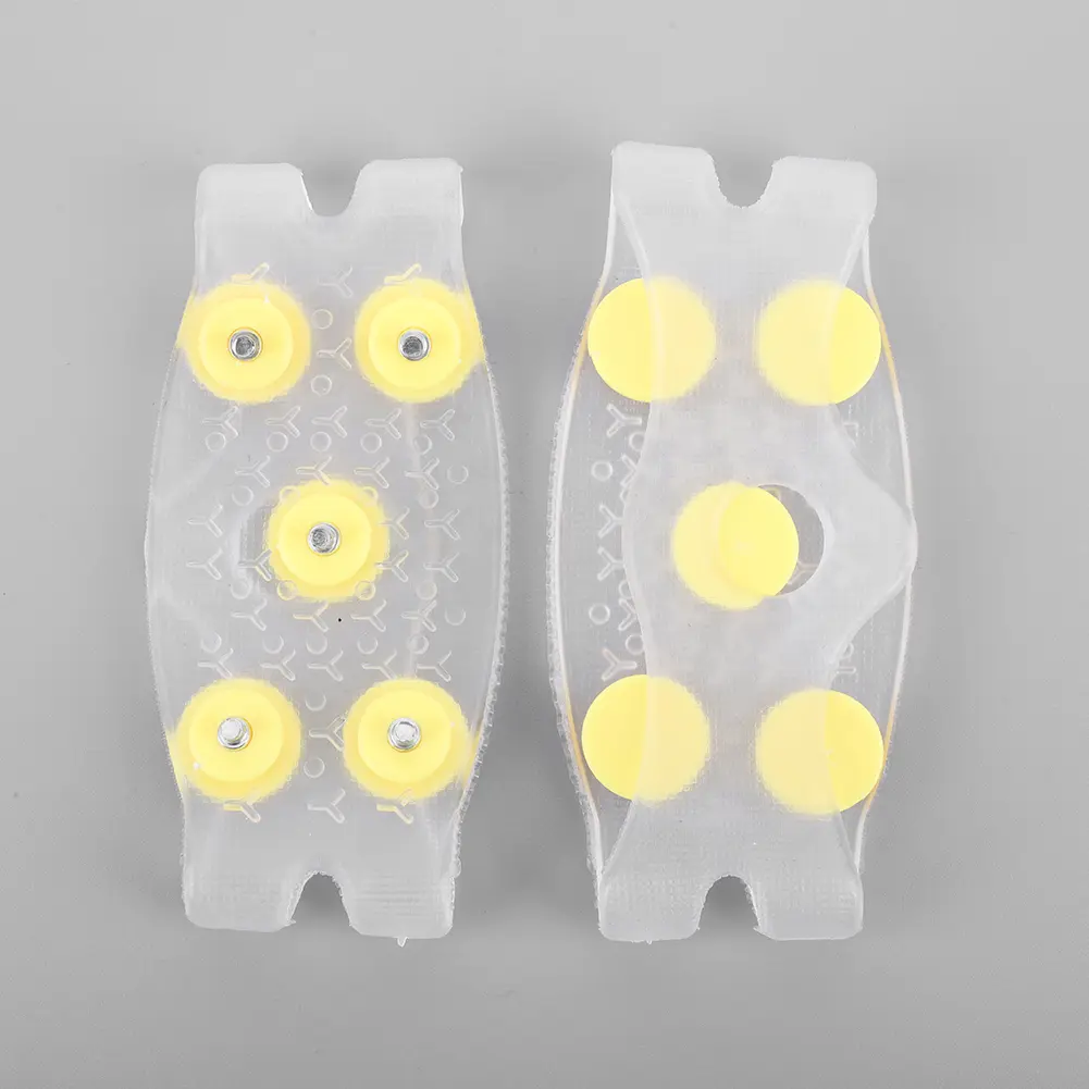 5-Stud Snow Gripper Anti Slip Mountaineering Cleats Unisex Snow Claw Shoe Covers Walking Hiking Accessories