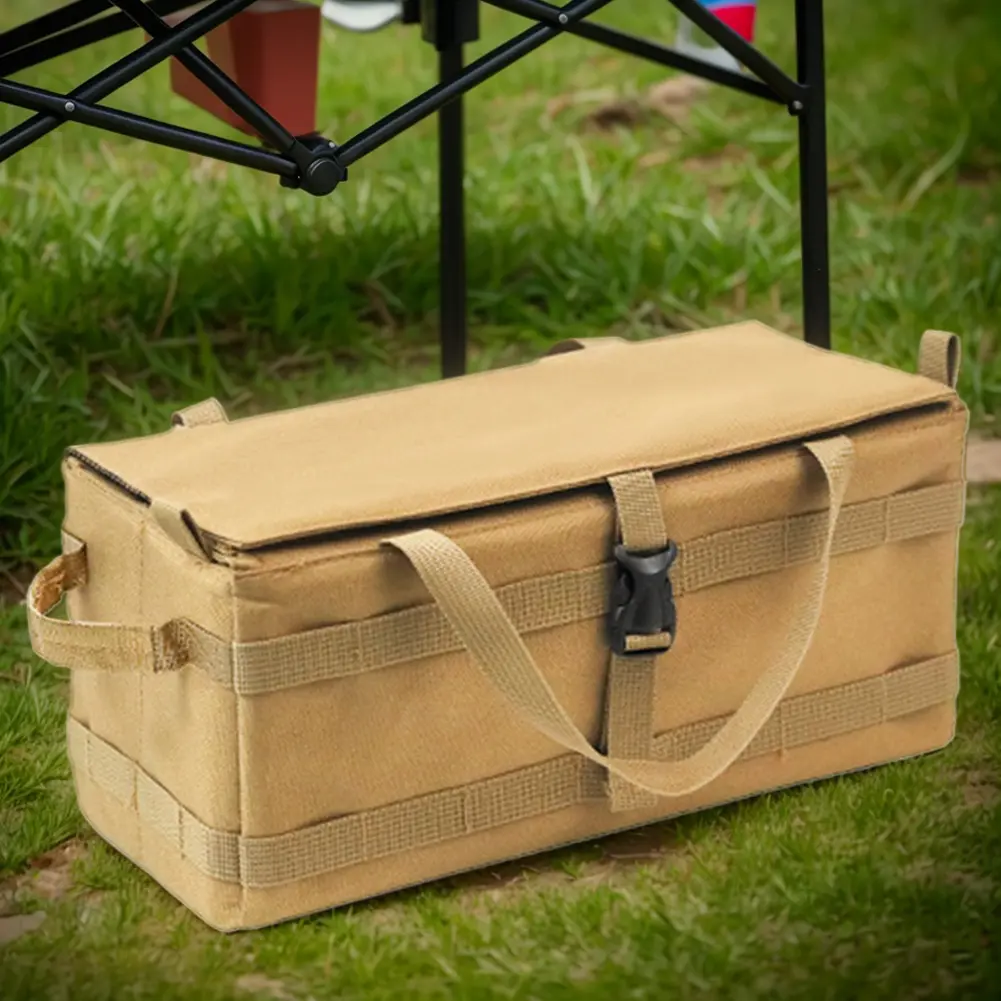Heavy-Duty Cooking Gear Bag Multi-Functional Outdoor Sports Bag Ground Nail Tool Bag for Outdoor Camping Hiking Picnic Travel