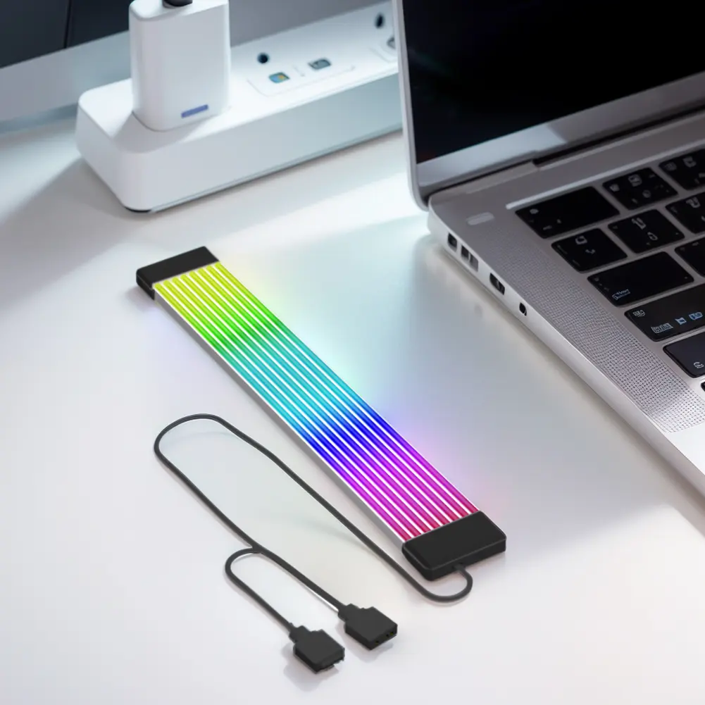 5V 3Pin ARGB Sync PC Cable 8Pin 24Pin PSU RGB Cable 5V ARGB Flexible Light Bar Motherboard Power Extension Cable LED Strip Light