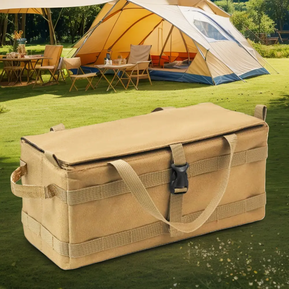 Heavy-Duty Cooking Gear Bag Multi-Functional Outdoor Sports Bag Ground Nail Tool Bag for Outdoor Camping Hiking Picnic Travel