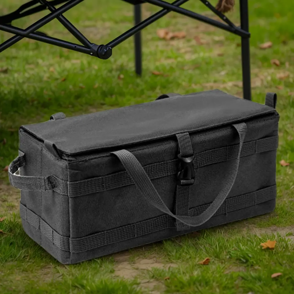Heavy-Duty Cooking Gear Bag Multi-Functional Outdoor Sports Bag Ground Nail Tool Bag for Outdoor Camping Hiking Picnic Travel