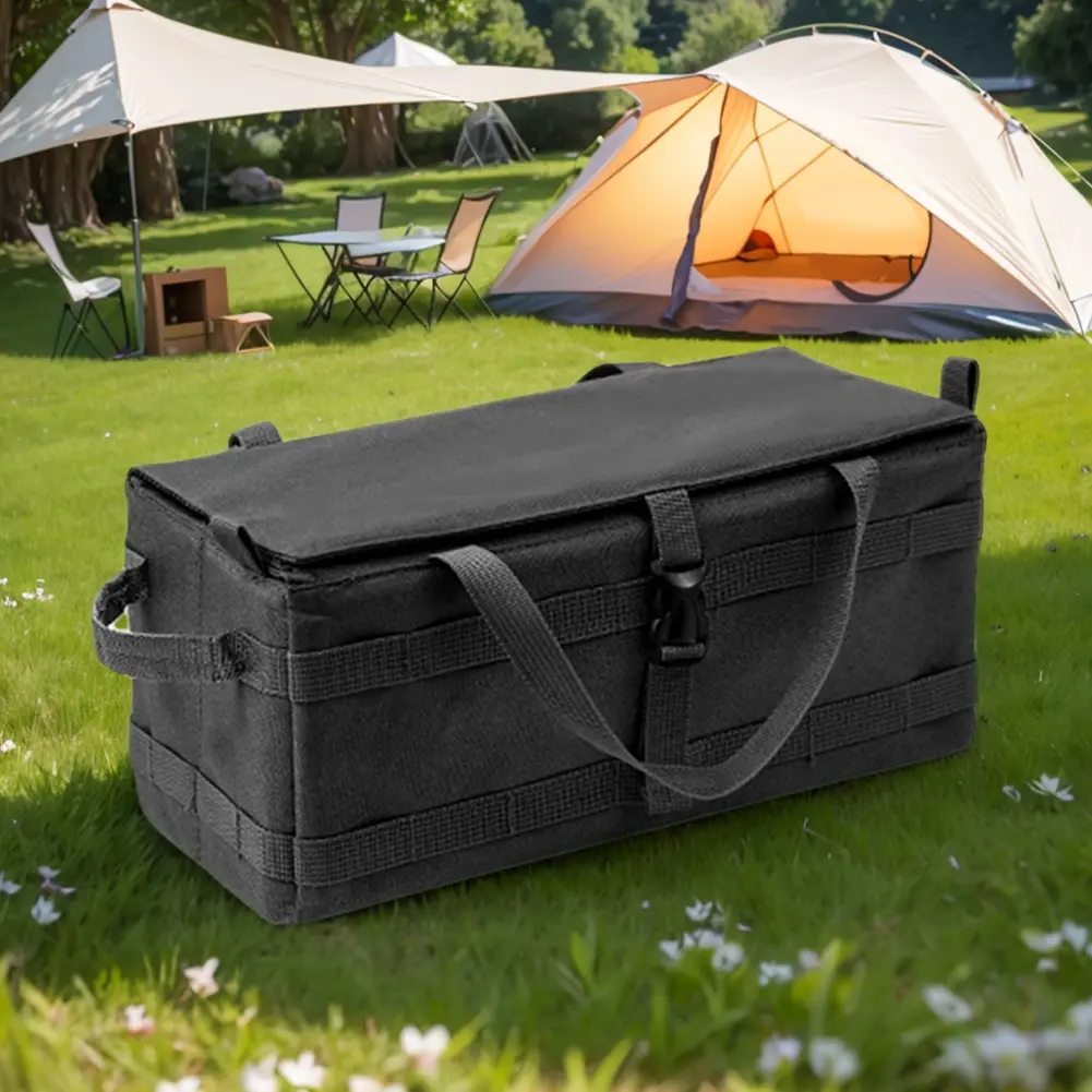 Heavy-Duty Cooking Gear Bag Multi-Functional Outdoor Sports Bag Ground Nail Tool Bag for Outdoor Camping Hiking Picnic Travel