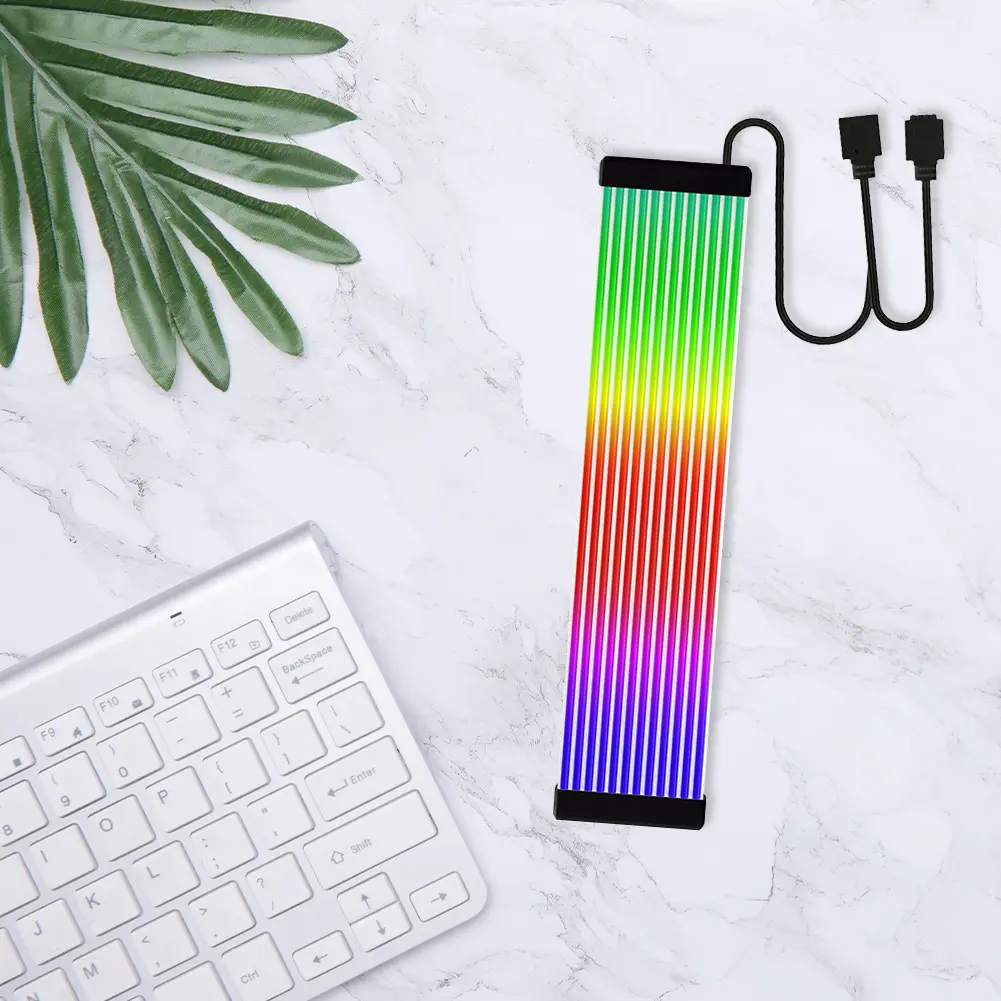 5V 3Pin ARGB Sync PC Cable 8Pin 24Pin PSU RGB Cable 5V ARGB Flexible Light Bar Motherboard Power Extension Cable LED Strip Light