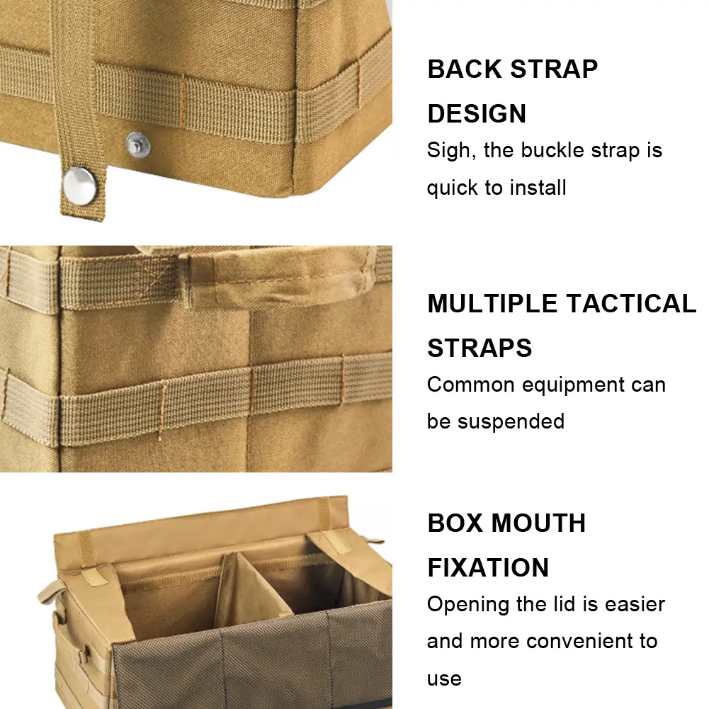 Heavy-Duty Cooking Gear Bag Multi-Functional Outdoor Sports Bag Ground Nail Tool Bag for Outdoor Camping Hiking Picnic Travel
