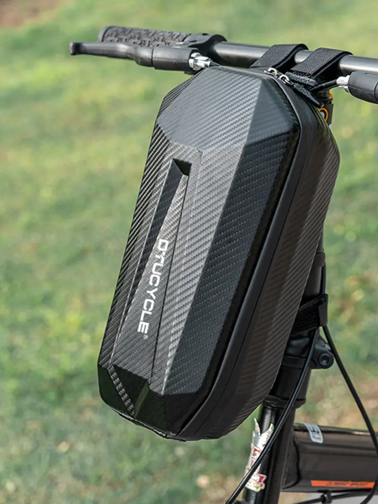2/4L Bicycle Front Bag Electric Scooter Front Bag Shockproof Handlebar Bag Waterproof Front Hanging Bag for Mountain Road Bikes