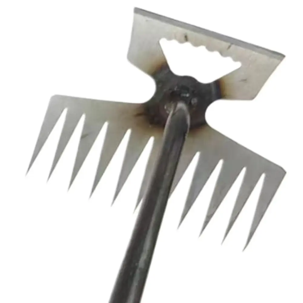 Garden Farming Weeders Tools Manganese Steel Hand Weeding Removal Herbicide Tool Powerful Weed Rooting Loose Soil Rake Shovel