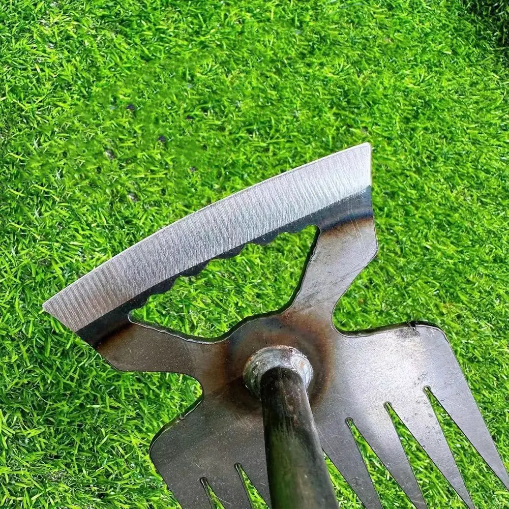 Garden Farming Weeders Tools Manganese Steel Hand Weeding Removal Herbicide Tool Powerful Weed Rooting Loose Soil Rake Shovel