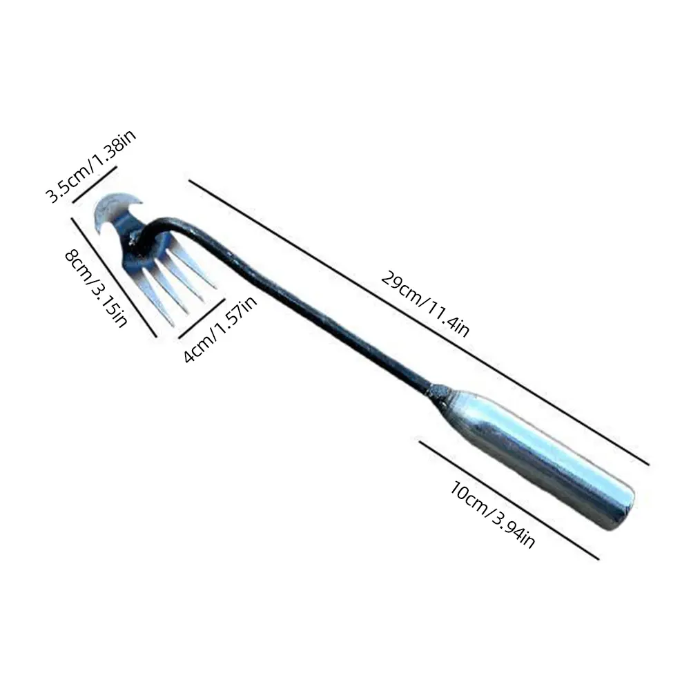 Garden Farming Weeders Tools Manganese Steel Hand Weeding Removal Herbicide Tool Powerful Weed Rooting Loose Soil Rake Shovel