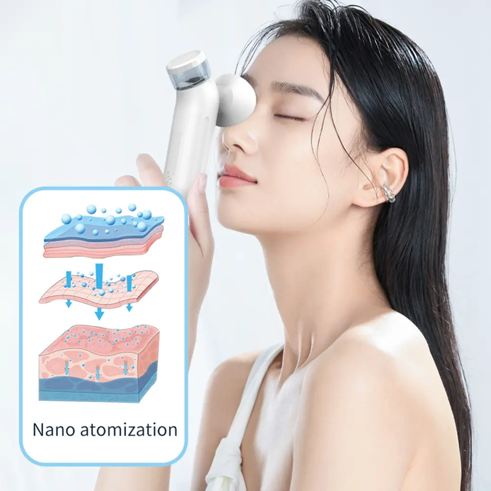 Portable Eye Mist Steamer Eye Moisturizing Steamer Rechargeable Eye Moisturizer Multi-Function 3 Adjustable Temp for Home Travel