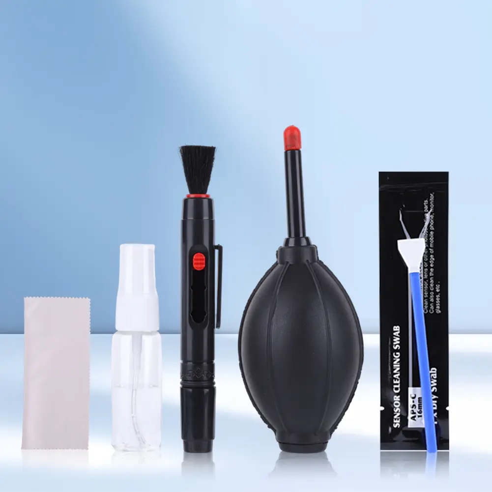 Professional Camera Cleaning Kit Air Blower/Swabs/Cleaning Cloth/Cleaning Brush Camera Sensor Cleaning Kit for DSLR Cameras