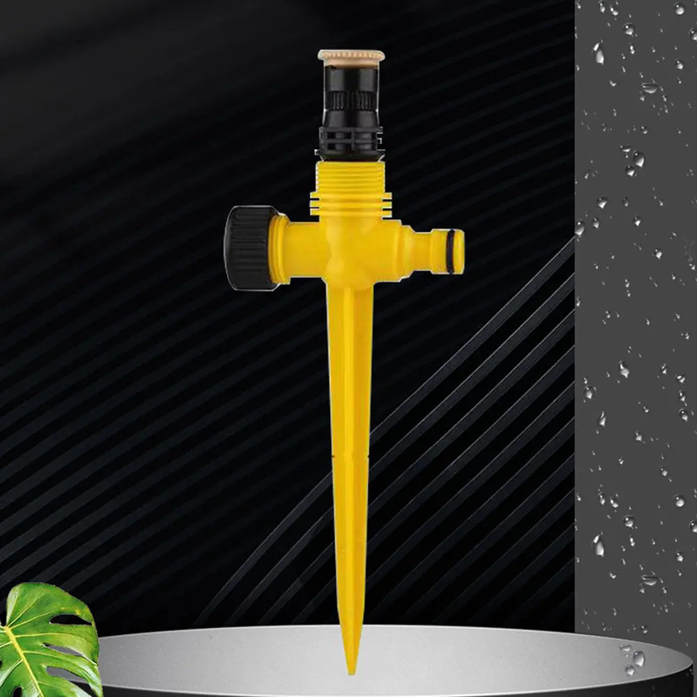5pcs Water Sprinklers 360 Degree Rotation Household Sprinkler System Corrosion Resistant Easy Install for Garden Lawn