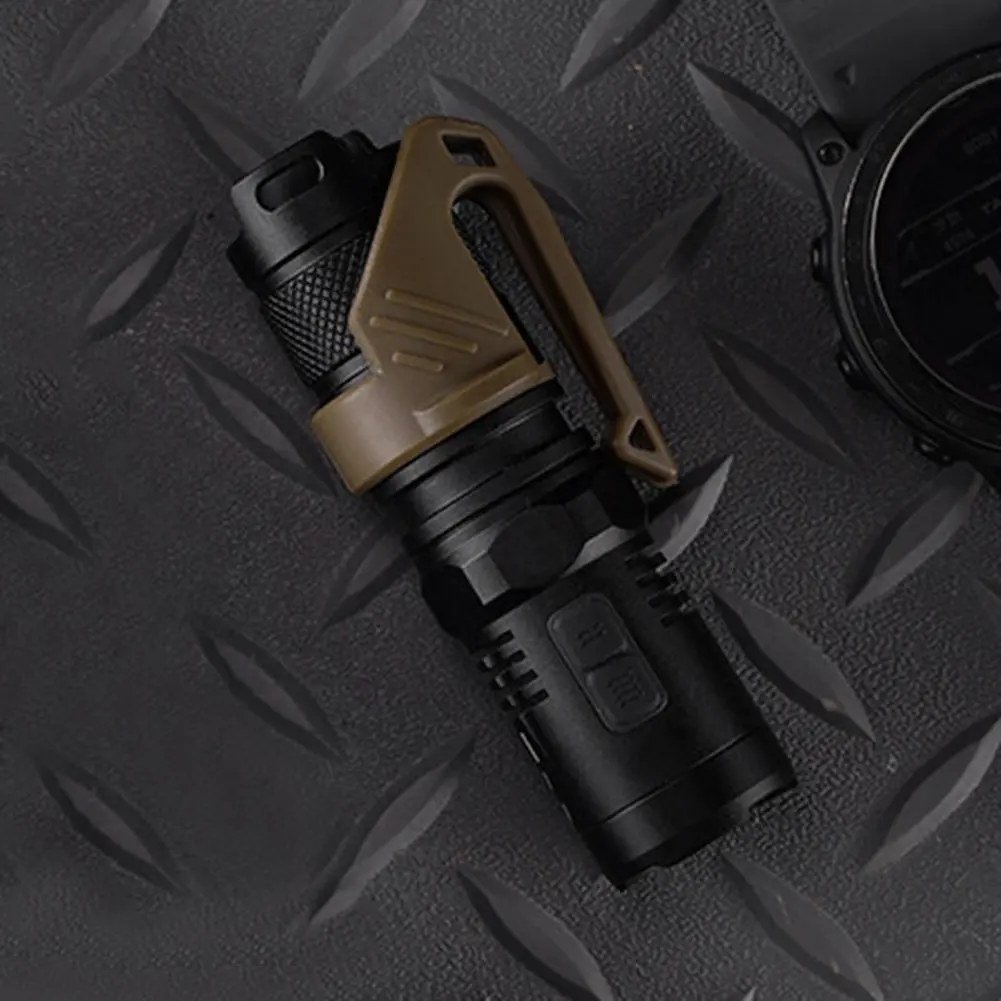 Portable Flashlight Clip Multifunction Lamp Fixing Brackets Tactical Flashlight Adapter Tactical Equipment Accessories