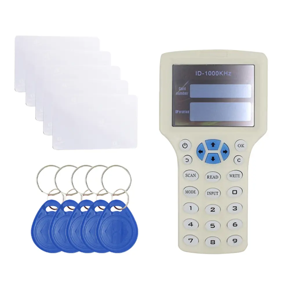 RFID NFC IC ID Reader Frequency RFID Access Control Card Duplicator Cloner NFC Encryption Card Writer Smart Key Copier