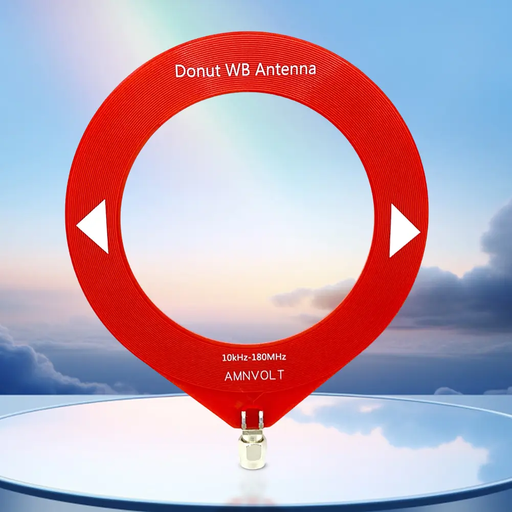 10khz-180mhz Donut MW/SW Antenna Donut WB Antenna Mini Ring Antenna Module for All Models of Radios Walkie Talkies SDR