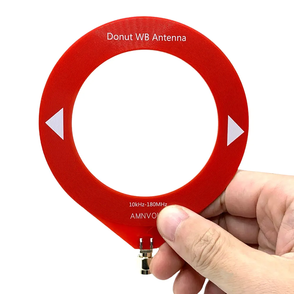 10khz-180mhz Donut MW/SW Antenna Donut WB Antenna Mini Ring Antenna Module for All Models of Radios Walkie Talkies SDR