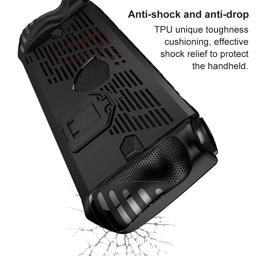 Protective Cover Soft TPU Anti-Scratch Back Cover Case Shockproof Host Shell Ergonomic For MSI Claw Handheld Console Accessories