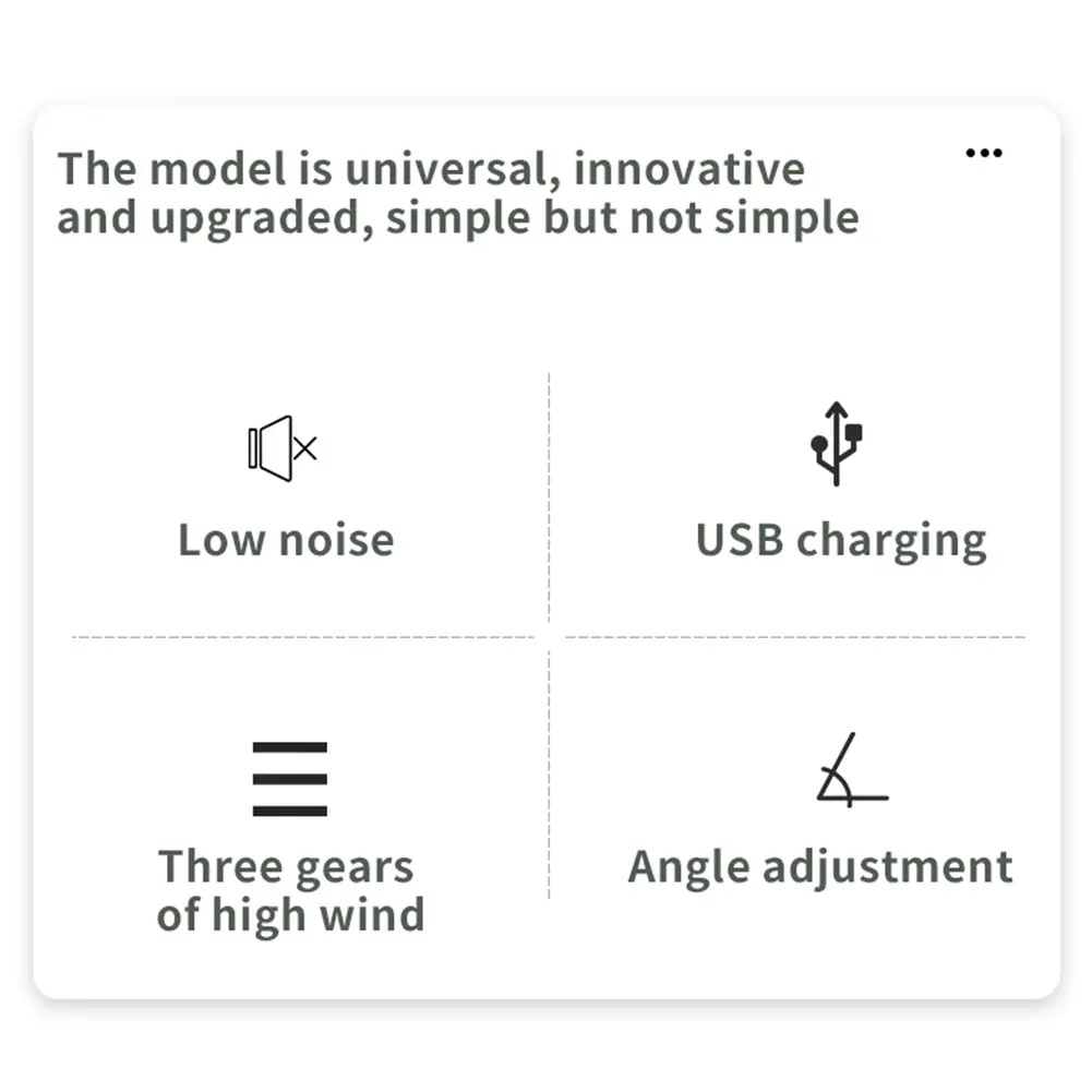 Suction Cup Electric Car Fan 360 Degree Rotatable Car Windshield Fan USB Operated Car Air Cooler for Truck SUV Sedan RV Van Boat