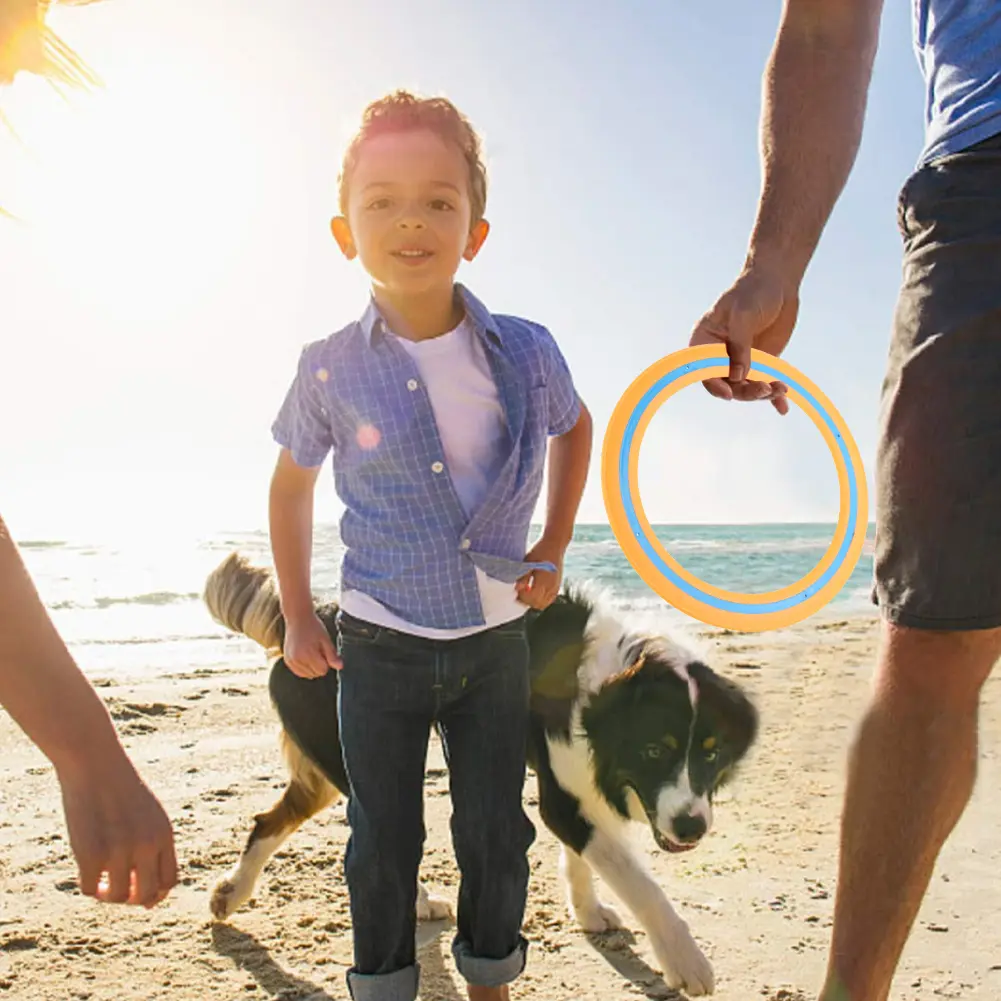 24cm Flying Disc Portable Sports Play Discs Versatile Throwing Catching Disc Outdoor Flying Disc Toy for Beach Backyard