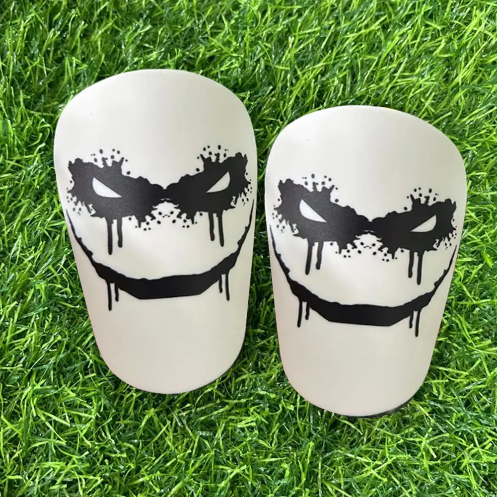 1 Pair Mini Football Shin Pad Wear-Resistant Lightweight Portable Soccer Training Shank Board Shock Absorbing Soccer Shin Guards