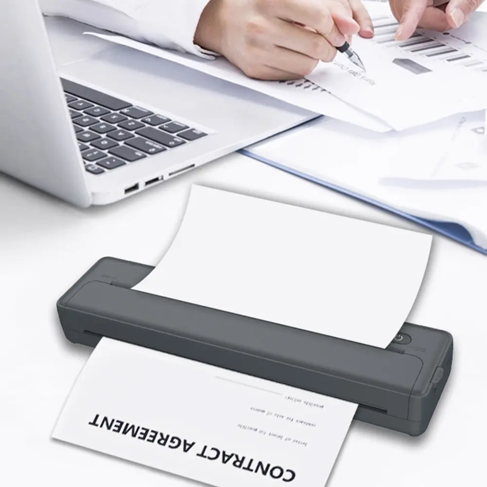 100/200 Sheets Continuous Printing Paper Auto Recognition Official Thermal Paper Multipurpose Printing Paper