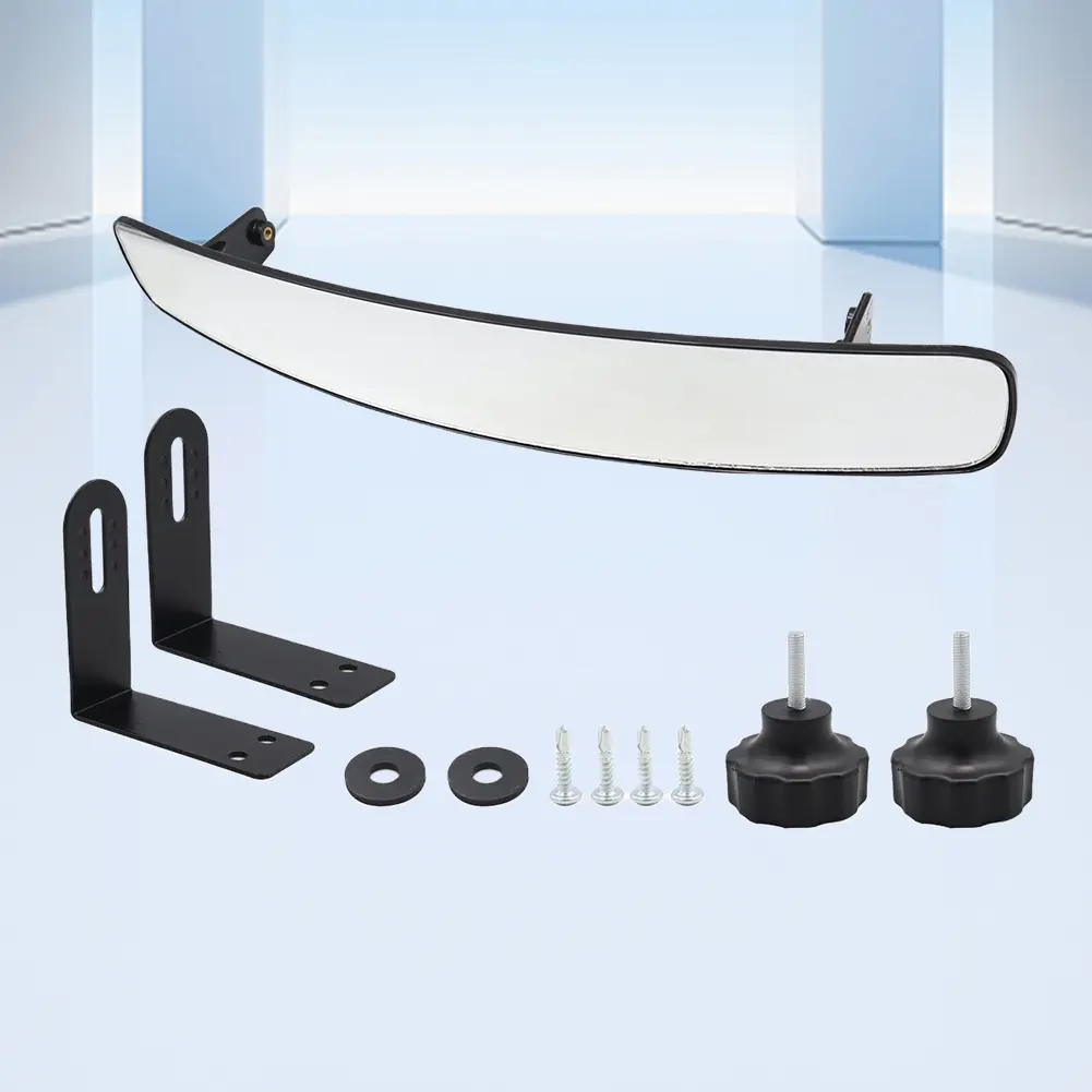 Golf Cart Side View Mirror Flexible Adjustment Reversing Mirror Folding for Golf Carts Club Car for Yamaha EZGO Zone Carts
