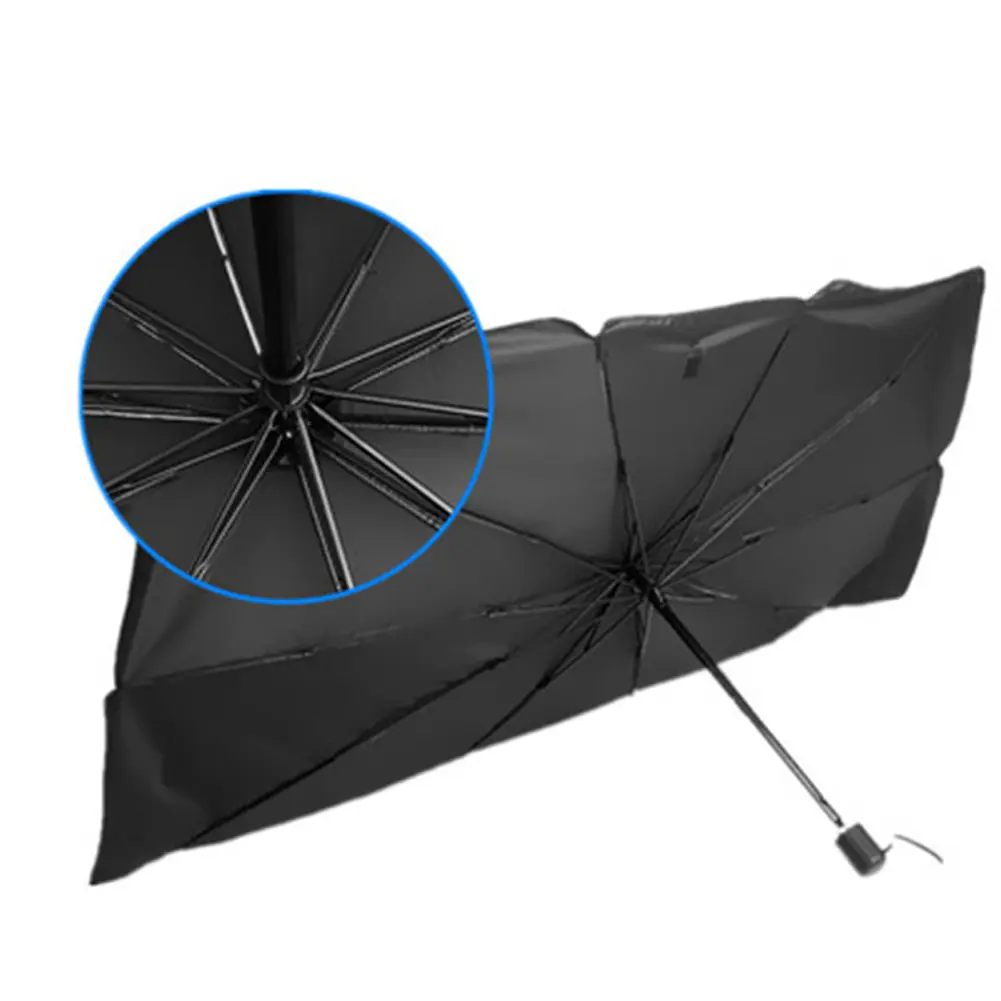 Windshield UV Ray Reflector Windshield Umbrella To Block UV Ray Foldable Easy To Store Windshield Sun Visor Blocks UV Rays Block