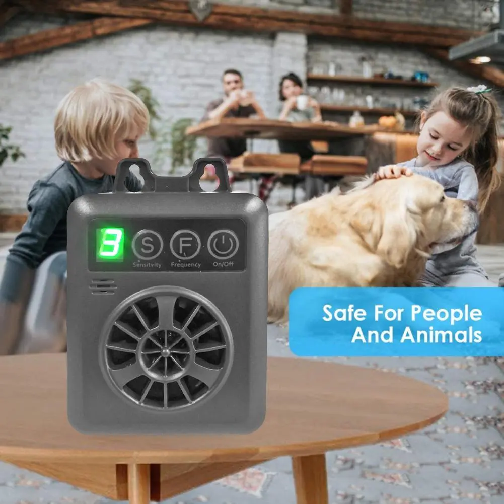 Pet Dog Repeller Anti Barking Stop Bark Training Device Trainer Ultrasonic Anti Barking Ultrasonic without Battery