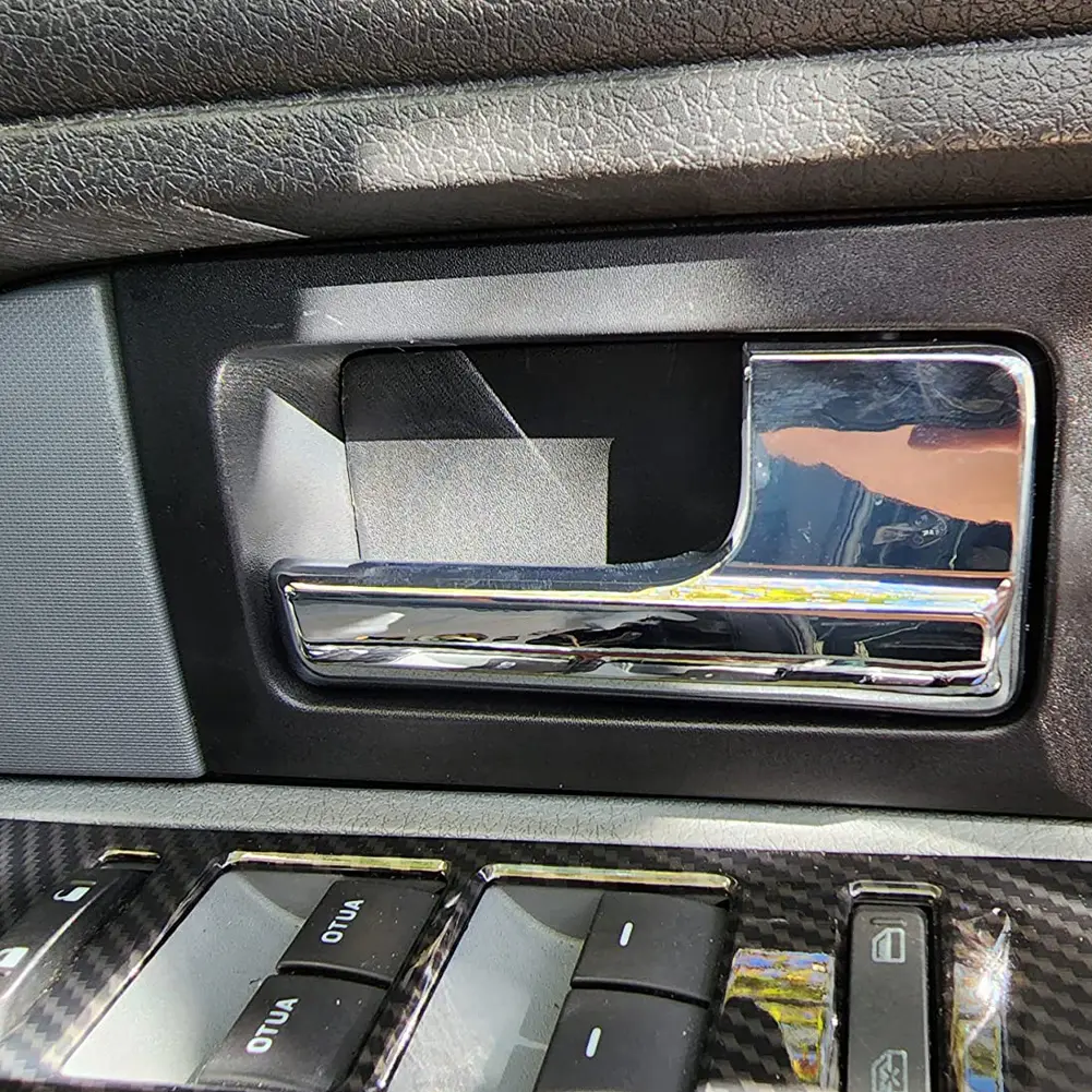 Chrome Lever Inner Handle Left/Right Inside Door Handle 9L3Z1522600CB/9L3Z1522601CB for Ford F150 2009 2010 2011 2012 2013 2014