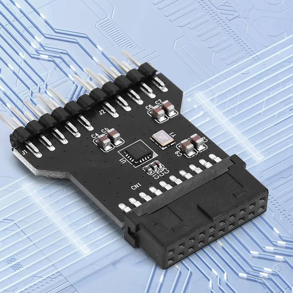3/20Pcs Motherboard USB3.0 19PIN To USB2.0 9PIN Front Panel Connector Converter 20Pin USB3.0 Female to 2X9Pin USB2.0 Male Adapte