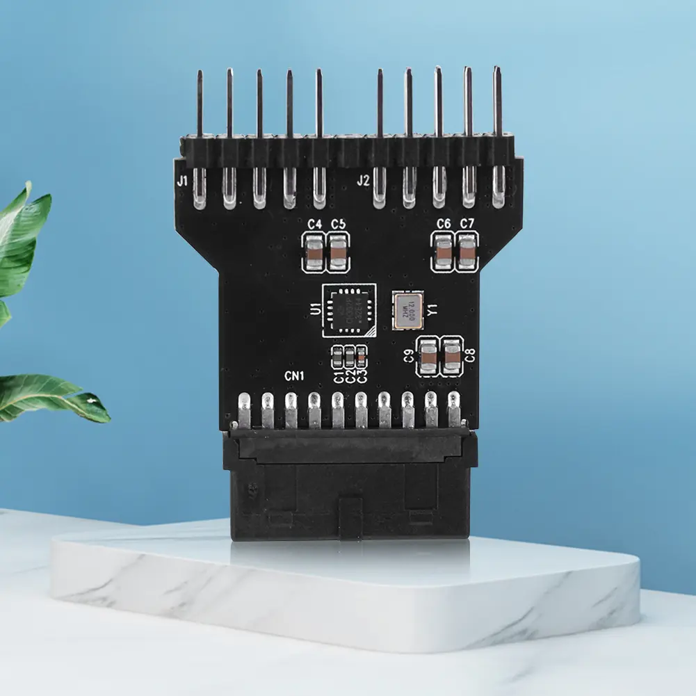 3/20Pcs Motherboard USB3.0 19PIN To USB2.0 9PIN Front Panel Connector Converter 20Pin USB3.0 Female to 2X9Pin USB2.0 Male Adapte