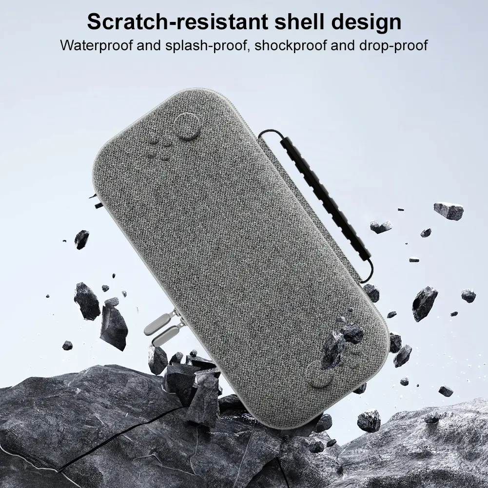 For NS2 Shockproof Console Storage Bag with 12 Card Slots Console Protective Handbag Anti-Scratch Travel Console Protect Handbag
