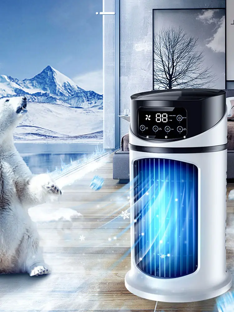 3 in 1 Quiet Cooling Desk Fan 6 Speeds Options Personal Quiet Table Fan Circulation Wind Air Cooler for Office Bedroom Desktop