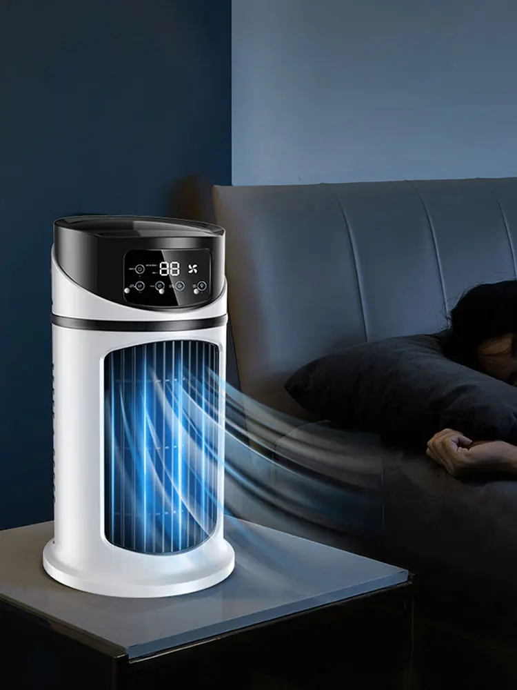 3 in 1 Quiet Cooling Desk Fan 6 Speeds Options Personal Quiet Table Fan Circulation Wind Air Cooler for Office Bedroom Desktop