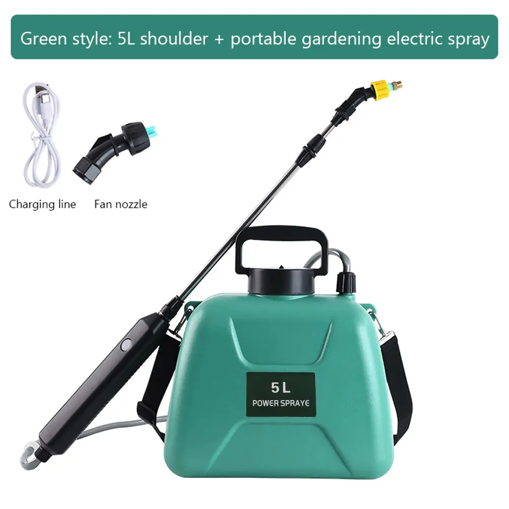 5/8L Electric Sprayer Handheld Gardening Agricultural Rechargeable Water Sprayer Tools Automatic Garden Plant Spray Nebulizer