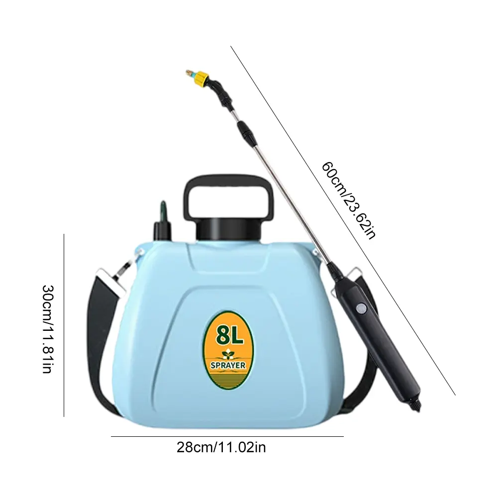 5/8L Electric Sprayer Handheld Gardening Agricultural Rechargeable Water Sprayer Tools Automatic Garden Plant Spray Nebulizer