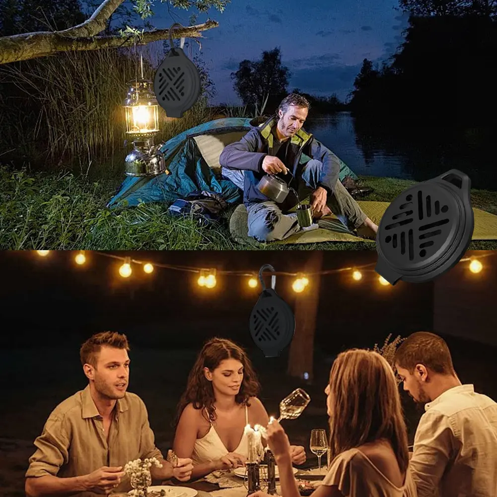 Outdoor Mosquito Coil Holder Portable Silicone Mosquito Coil Brackets Windproof And Fireproof Hanging Fly Repeller For Camping