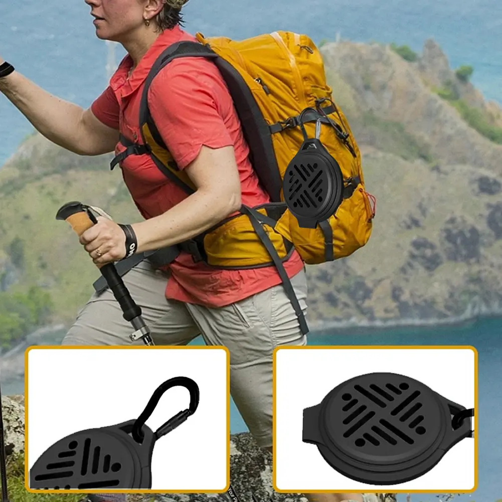 Outdoor Mosquito Coil Holder Portable Silicone Mosquito Coil Brackets Windproof And Fireproof Hanging Fly Repeller For Camping