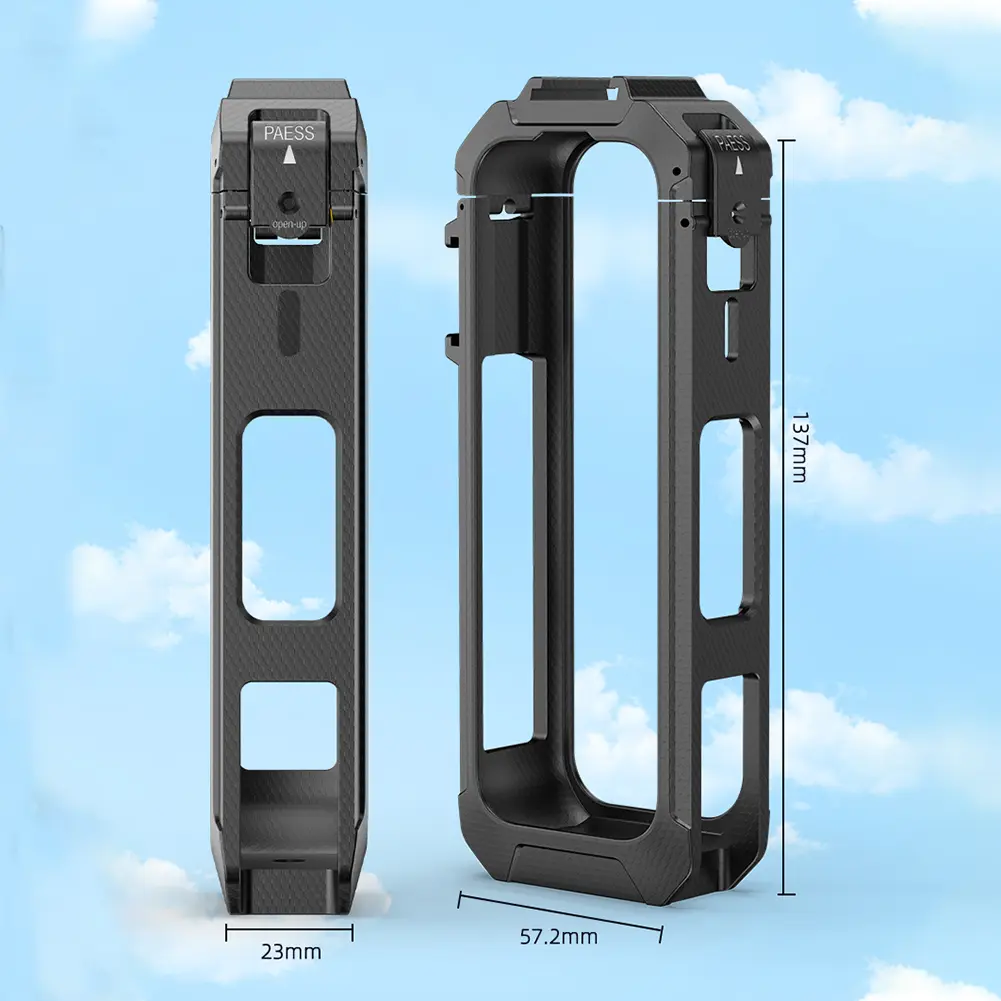 Protective Case PC Magnetic Frame Cage Durable Anti-Drop Urltra-Light Protective Shell Cover For Insta360 X5 Camera Accessories