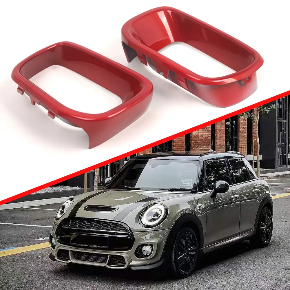 2Pcs Front Bumper Brake Air Duct Cover Trims 51117337809 Car Bumper Cover Front Air Duct Frame for BMW Mini F55 F56 F57 S 14-21