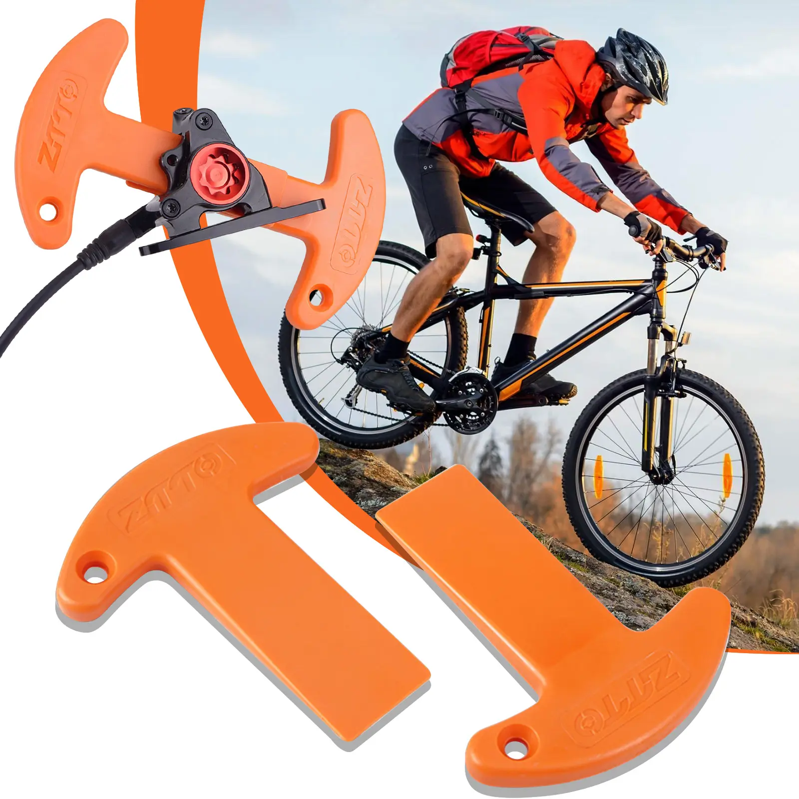 ZTTO Bike Wrench Wear-Resistant Plastic Repair Tools Bicycle Brake Piston Press Tool Bike Hydraulic Disc Piston Compressor Tool