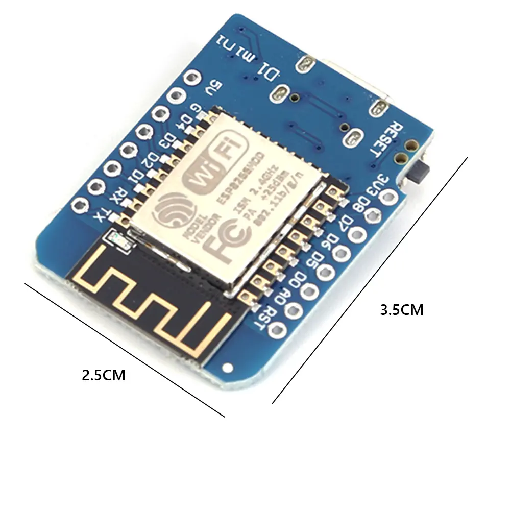 ESP8266 ESP-12F D1 Mini WIFI Development Board NodeMCU Lua Type-C D1 Mini NodeMcu ESP8266 WiFi IOT Board for Arduino