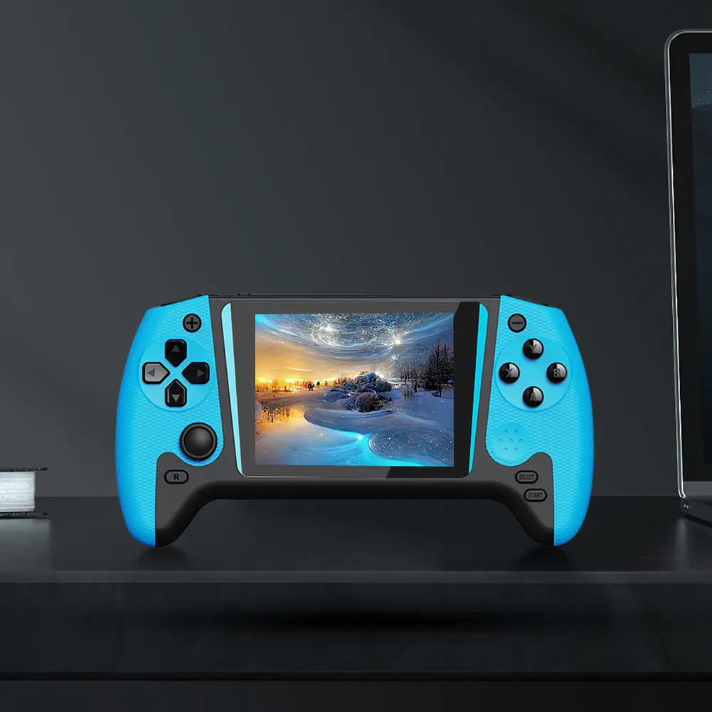 1200mAh Retro Handheld Video Game Console 3.5inch LCD w/ 500 Games for Single Player