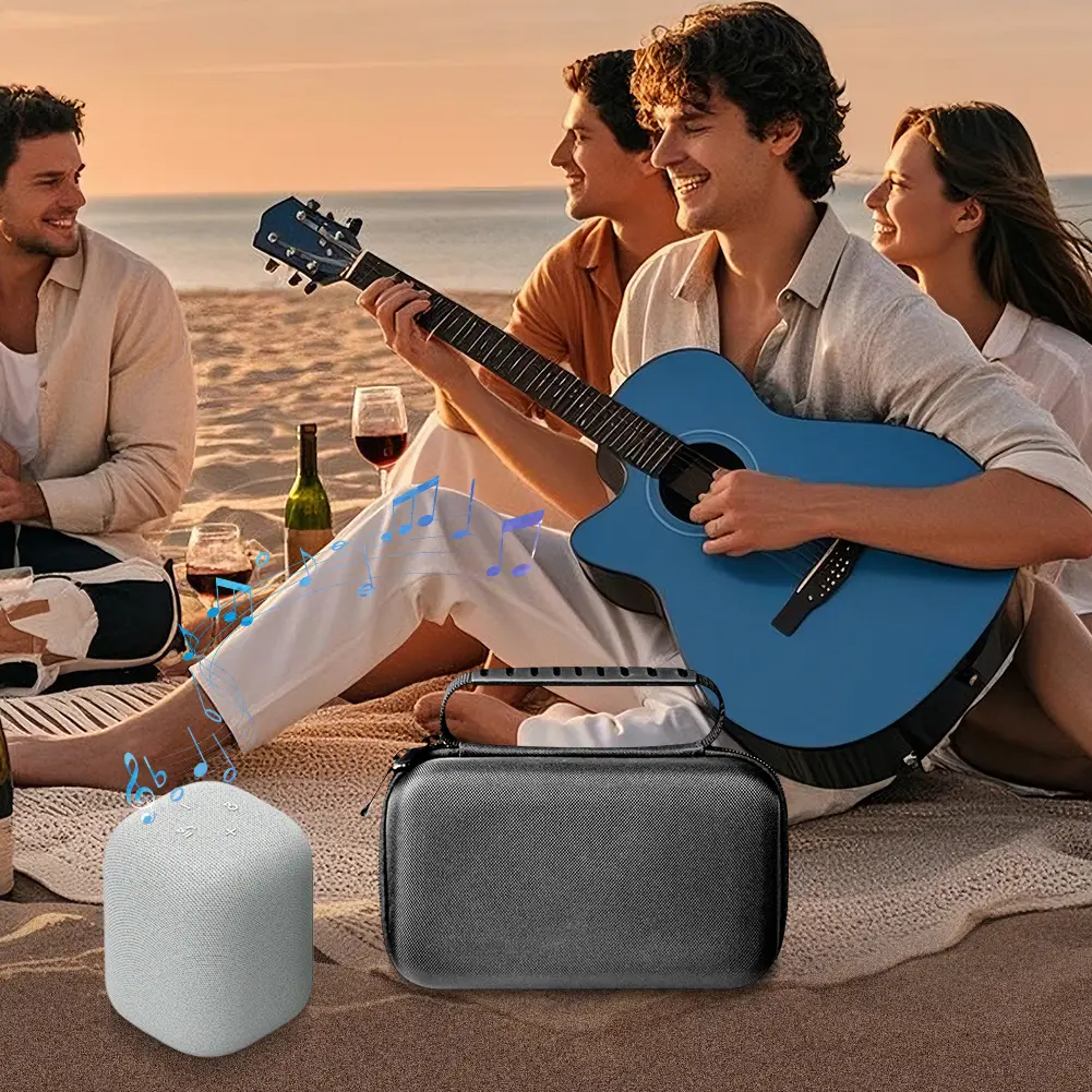 Hard Case Shockproof Speaker Case Anti-scratch Portable Carrying Storage Bag for Sony LinkBuds Bluetooth-Compatible Speaker