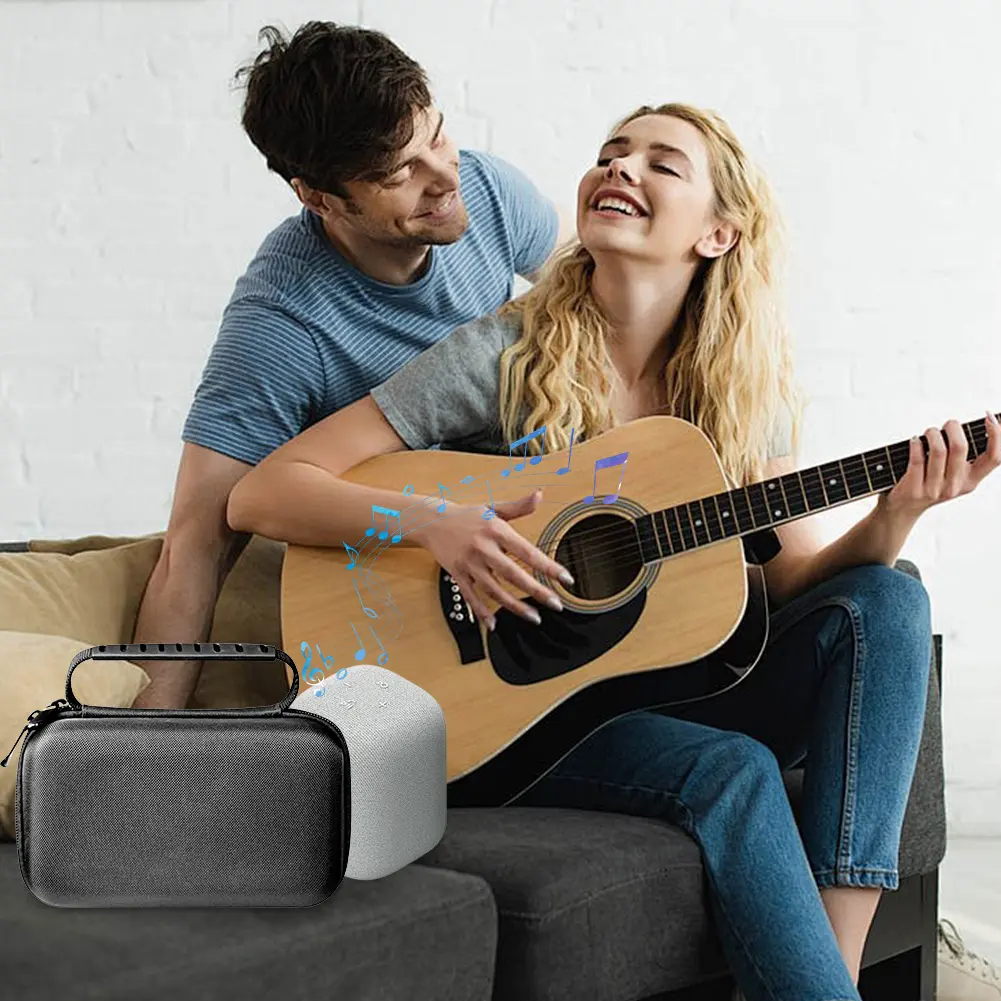 Hard Case Shockproof Speaker Case Anti-scratch Portable Carrying Storage Bag for Sony LinkBuds Bluetooth-Compatible Speaker