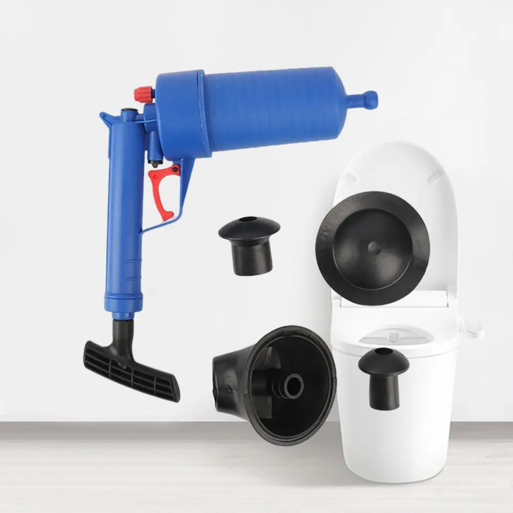 Air Power Drain Blaster Tools Universal Clog Remover High-pressure Large Handle Accessories for Bathroom Shower Bathtub