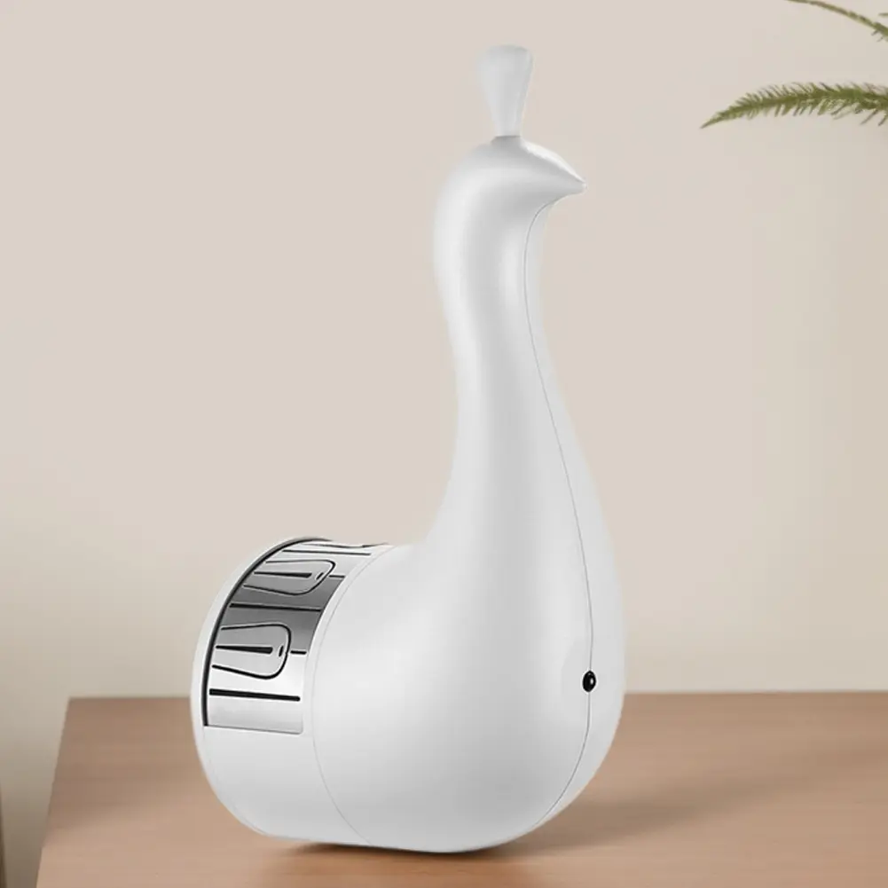 Creative LED Peacock Projection Lamp with Remote Control Wall Lamp Bedside Lamp for Home Bedroom Bedside Wall Decor