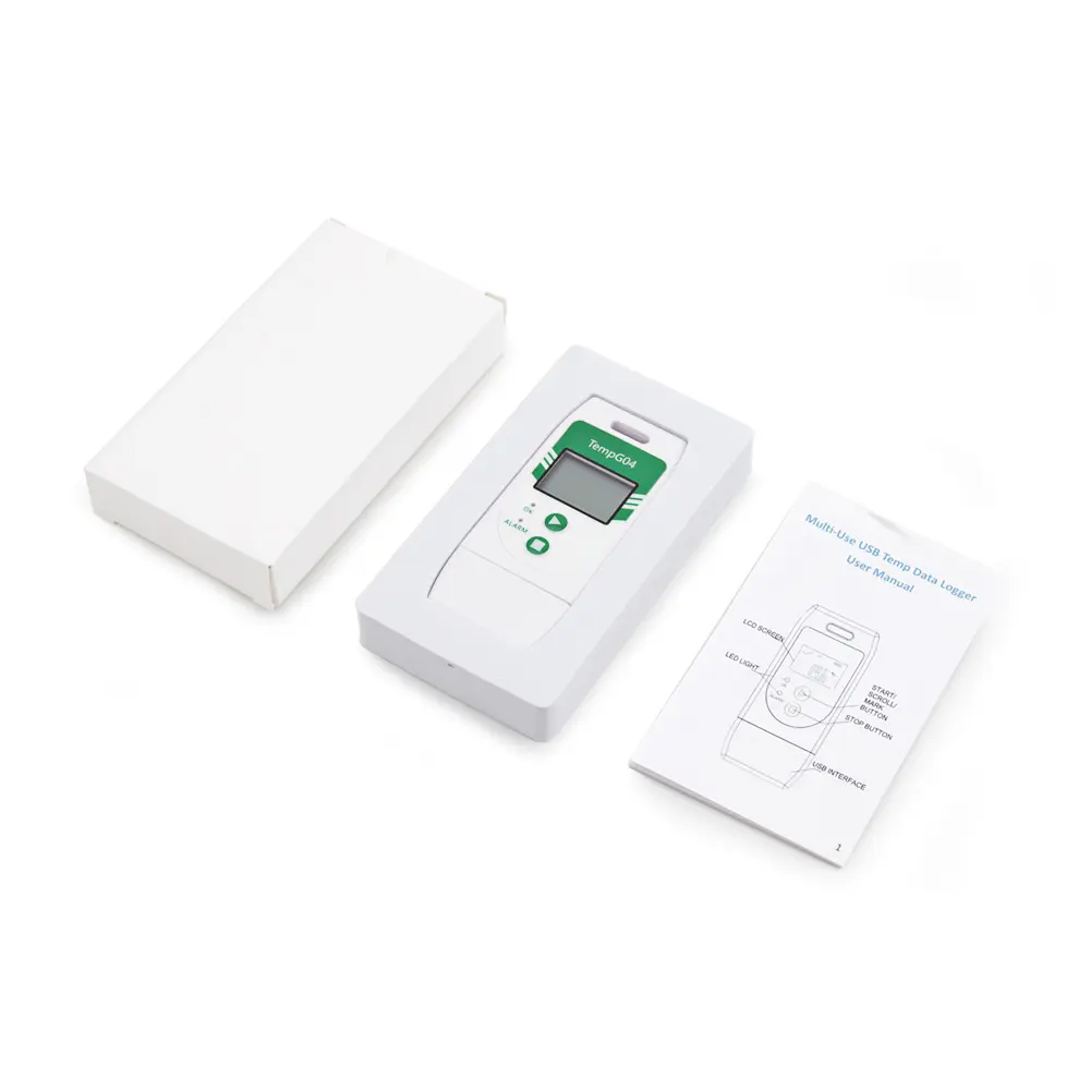 USB Temp & Humidity Data Logger Digital 32000 Point Capacity Humiture Recording Meter Over Temp Alarm for Cold Chain Transport