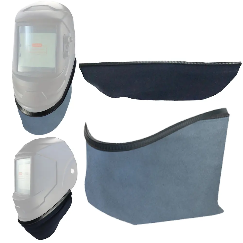 Welding Helmet Fire and Splash Bib Removable Wraparound Welding Helmet Bib Universal Welding Protection Fittings