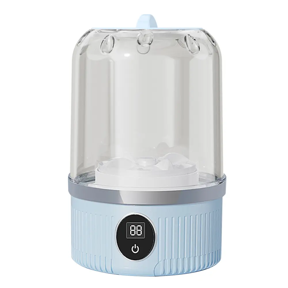 Cordless Small Washing Machine with Laundry Cup Automatic Laundry Cup Portable Washing Machine for Travel Home and Dormitory